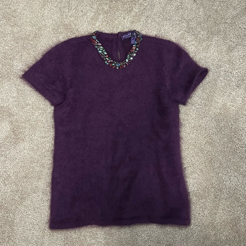 Ralph Lauren soft short sleeve sweater